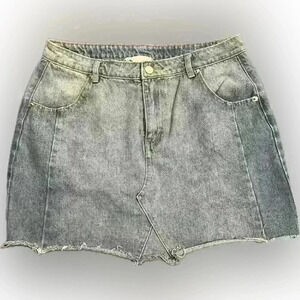 altar’d state denim mini skirt size M